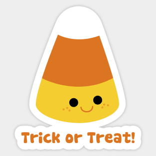 Kawaii Candy Corn Kids Costume - Trick or Treat Halloween Sticker